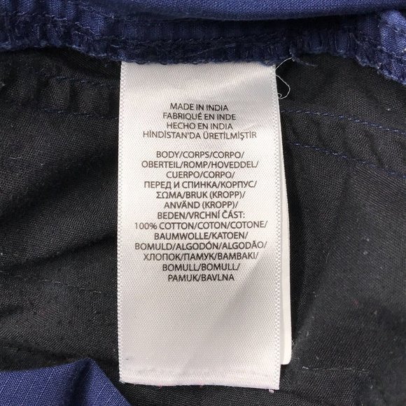 Ralph Lauren Ripstop Cargo Shorts Youth Boys 20 Blue Pony Pockets Elastic Hiking - Picture 14 of 16